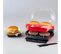 Heat & Eat 2 Burger Maker - Automatic Temperature Control With Bun Warmer To Make The Perfect Toasted Bun.