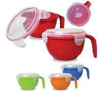 Heat & Eat Microwave Handy Bowl 1lt BPA Free - ORANGE