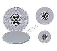 Heat Equalizer Set of 3 High Polish 6" 8" 9.25" Heat Diffuser Plate