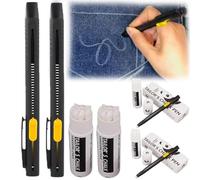 Heat Erasable Fabric Marker for Sewing, Embroidery, Quilting,2025 New Washable Replaceable Refill Fabric Markers,Erasable Replaceable Refill Marker Pen for Cotton, Knitted Fabrics, DIY Sewing Tools