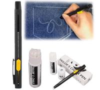 Heat Erasable Fabric Marker for Sewing, Embroidery, Quilting,2025 New Washable Replaceable Refill Fabric Markers,Erasable Replaceable Refill Marker Pen for Cotton, Knitted Fabrics, DIY Sewing Tools