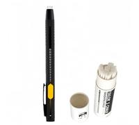 Heat Erasable Fabric Markers Pen with 20 Replacement Refills,Chalk Pen Fabric Markers,Tailors Chalk Pencil,DIY Fabric Pens Sewing,Replaceable Refill Fabric Chalk,Washable Sewing Chalk Marking Pen