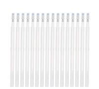 Heat Erasable Fabric Marking Pen Refills 100pcs White, Iron Off Vanishing Ink for Quilting Sewing Dressmaking Tailors, High Hardness Tip