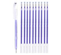 Heat Erasable Fabric Pens - 4 Colors Textile Markers | Heat Erase Empty Sewing Pens For Marking Textile With 10 Refills | Erasable Writing Instruments For Quilting Sewing Dressmaking