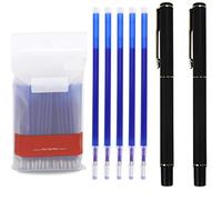 Heat Erasable Pens 0.5mm Fine Tip Professional Fabric Leather Marker Pen High Temperature Disappearing Pens for Tailors Dressmaker Sewing Dressmaking Quilting