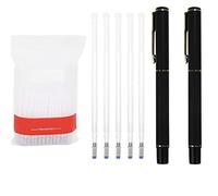 Heat Erasable Pens 0.5mm Fine Tip Professional Fabric Leather Marker Pen High Temperature Disappearing Pens for Tailors Dressmaker Sewing Dressmaking Quilting