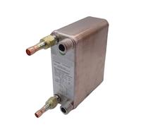 Heat Exchanger, 60 plates low height and compact size PHE is for air conditioners or heat pump water chillers, replace XB plate exchanger(B3-014B-60D-3.0-304)