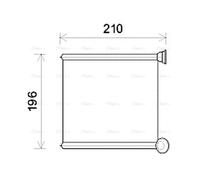 AVA COOLING SYSTEMS AIA6385 Heater matrix