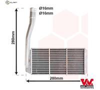 Heater core 02006177 VAN WEZEL for LAND ROVER FREELANDER I