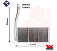 Heater core 02006177 VAN WEZEL for LAND ROVER FREELANDER I