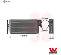 VAN WEZEL 03006052 Heater matrix