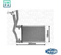 MAGNETI MARELLI 350218490000 Heater matrix