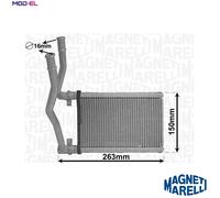 MAGNETI MARELLI 350218490000 Heater matrix