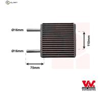 VAN WEZEL 37006094 Heater matrix