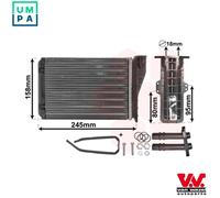VAN WEZEL 43006249 Heater matrix