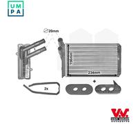 VAN WEZEL 58006060 Heat Exchanger, interior heating for AUDI,SEAT,SKODA,VW