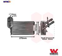 HEAT EXCHANGER INTERIOR HEATING 58006173 FOR VW AZJ/AEG/BER 2.0L 4cyl NEW BEETLE