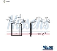 NISSENS 707305 Heater matrix