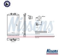 NISSENS 707314 Heater matrix
