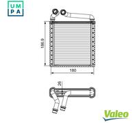 VALEO 811500 Heater matrix
