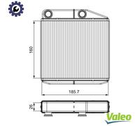 Genuine Valeo Heater Matrix for Abarth GRANDE PUNTO 77363898