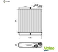 VALEO 811512 Heater matrix