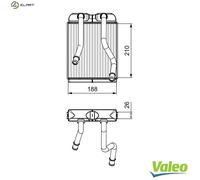 VALEO 811532 Heater matrix