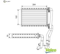VALEO 811535 Heater matrix