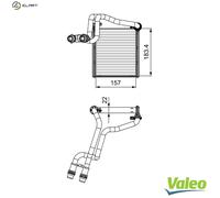 VALEO 811536 Heater matrix
