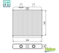 VALEO 811539 Heater matrix