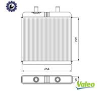 VALEO 811539 Heater matrix