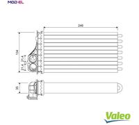 VALEO 811567 Heater matrix