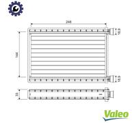 VALEO 811571 Heater matrix