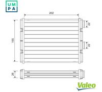 VALEO 811592 Heater matrix