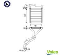 VALEO 811603 Heater matrix
