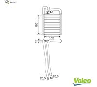 VALEO 811605 Heater matrix