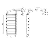 HEAT EXCHANGER, INTERIOR HEATING 811657