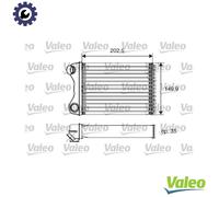 VALEO 812211 Heater matrix