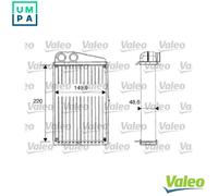 VALEO 812247 Heater matrix