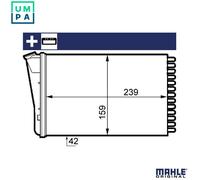 Fits MAHLE AH 155 000S OMEGA B heater ⭐UK Stock⭐