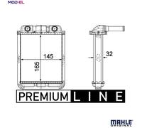 MAHLE AH 182 000P Heater matrix