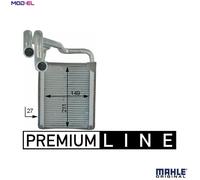 Heater core Brazed cooling fins AH 203 000P MAHLE for HYUNDAI KIA