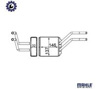 HEAT EXCHANGER INTERIOR HEATING AH 226 000S FOR FORD TRANSIT/TOURNEO/Bus/Van