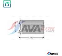 AVA Heater Core AIA6254 for Seat Exeo (2009) 2.0 TDi