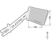 Heat Exchanger, interior heating DENSO DRR09043 FIAT PANDA (169_) 1.3 2006-2013