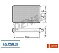 Heat Exchanger, interior heating DENSO DRR12007