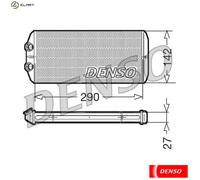 DENSO DRR07005 Heater matrix
