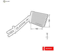DENSO DRR09043 Heater matrix