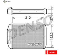 DENSO DRR09073 Heater matrix