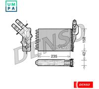 DENSO DRR23001 Heater matrix